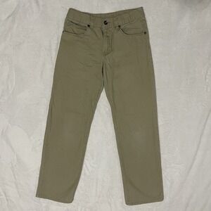 Faded Glory Sand Khaki Pants 5 Pockets Boys‎ Youth Size 16 Rn #19747